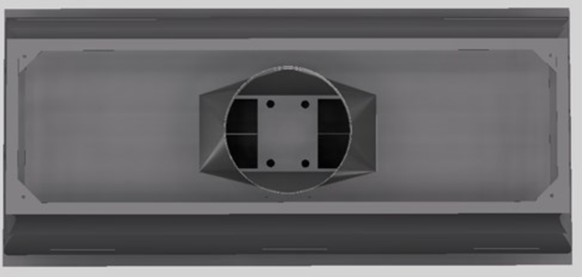 Vent-A-Hood® Designer Series 66" Gunsmoke Island Range Hood-2