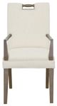 Fairfield® Customizable Entree Dining Pull Short Back Arm Chair-1