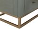 International Furniture Direct Timber Forest Green Sofa Table-5