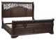 Liberty Furniture Arbor Place 3-Piece Brownstone King Sleigh Bedroom Set-2