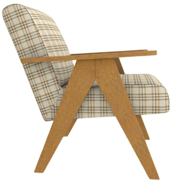 Best® Home Furnishings Customizable Field & Stream Home Bayden Accent Chair with Honey Birch Legs-2
