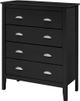Titus Furniture Black 4-Drawer Chest-0