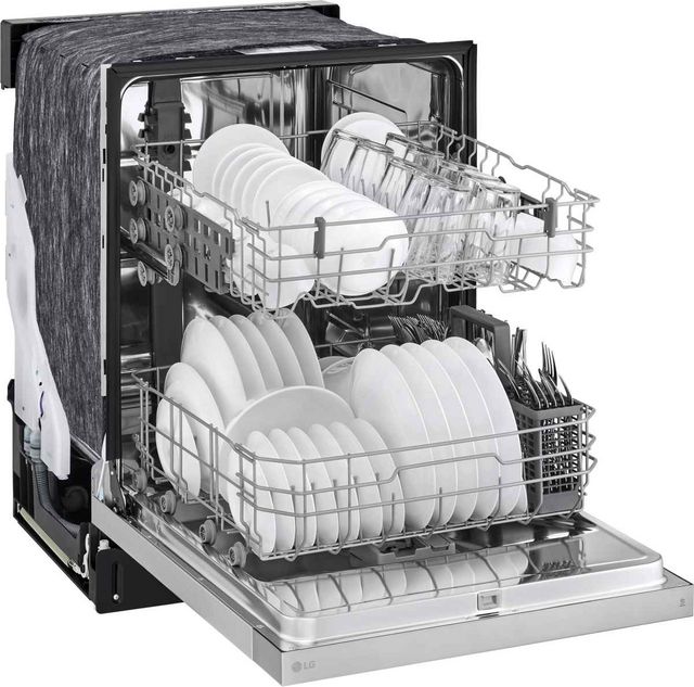 LG 24" Stainless Steel Look Front Control Built In Dishwasher-5