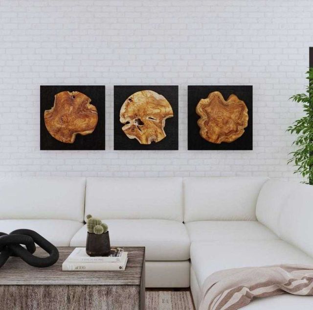 Uttermost® Kolini 3-Piece Black Wall Decor Set-1