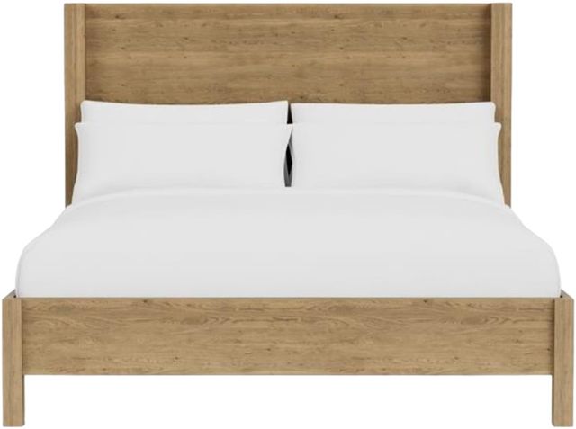 Riverside Furniture Davie Pale Oak King Panel Bed-1
