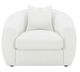 Coaster® Isabella 3-piece Natural Faux Sheepskin Upholstered Seating Set-3