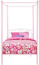 dhp furniture® Pink Twin Canopy Bed-3