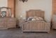 International Furniture Direct Aruba Natural California King Panel Bed-4