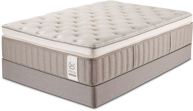 Serta® Fresh Collective Linen Wholesome Hybrid Plush Pillow Top King Mattress-2