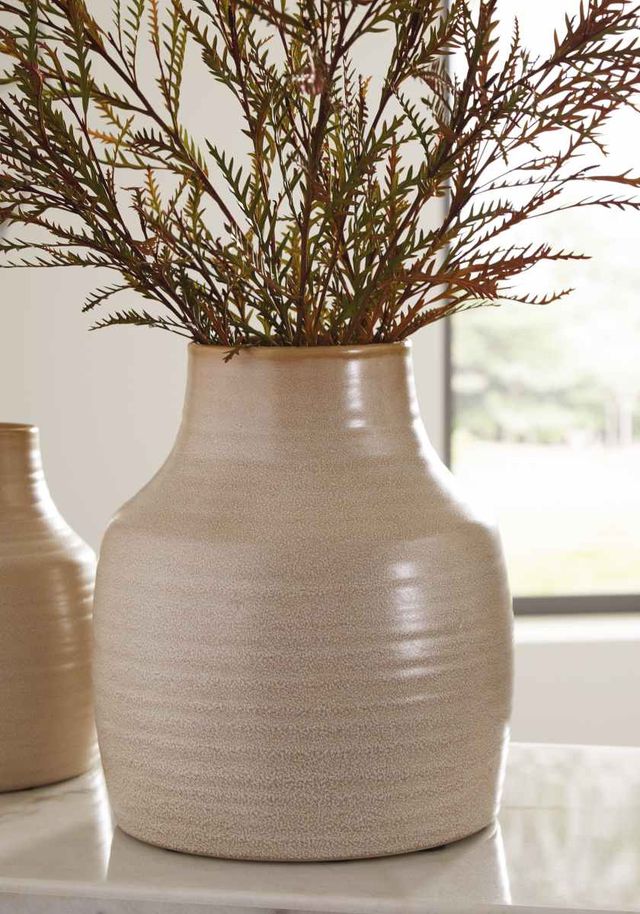 Signature Design by Ashley® Millcott Tan Vase-2