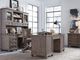 Magnussen Home® Lancaster 2-Piece Dovetail Gray Credenza and Hutch Set-1