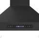 FORNO® Venezia Series Alta Qualita 30" Black Wall Mounted Range Hood  -3