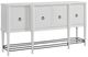 Bernards Citrus Heights White Breakfront Sideboard-0
