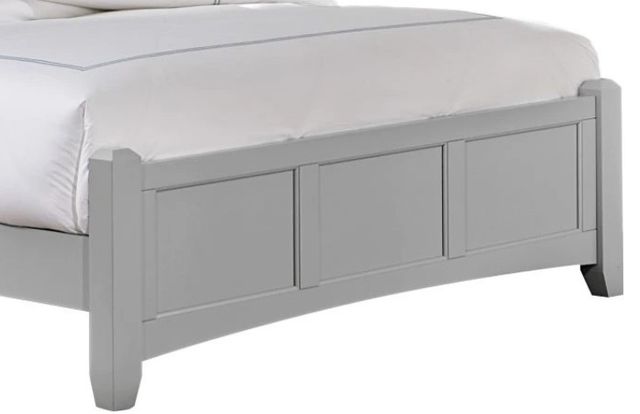 Vaughan-Bassett Bonanza Gray California King Panel Bed-2