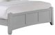 Vaughan-Bassett Bonanza Gray California King Panel Bed-2