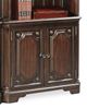 Aspenhome® Sheffield Warm Rubbed Brown Door Bookcases-1