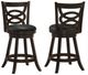 Coaster® Calecita 2-Piece Cappuccino Swivel Counter Stools with Upholstered Seat-0