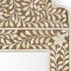 Chelsea House Brown/White/Clear Crown Mirror-1