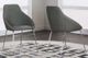 Cramco Nobel 5-Piece Charcoal/Chrome Dining Set-3