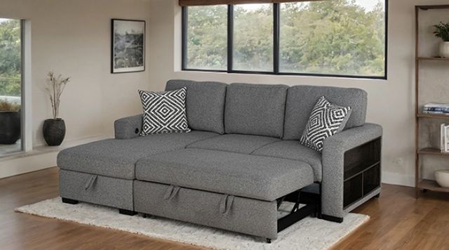 Furniture of America® Chatham Gray Sectional-3