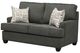 Edgewood Furniture C392 Kirkland Charcoal Loveseat-1