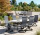 Homecrest™ Outdoor Living Customizable Holly Hill Aluminum/Fabric Outdoor Sling High Back Dining Chair-1