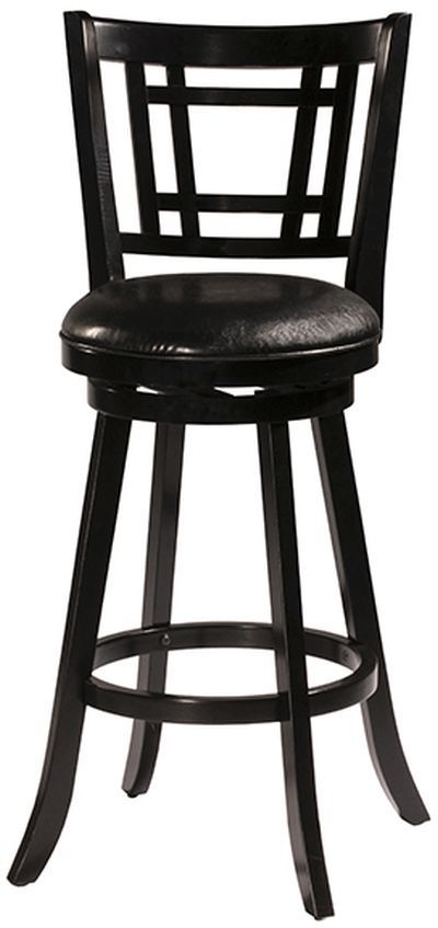 HH2 Home Fairfox Black Swivel Bar Stool-0