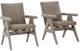 Signature Design by Ashley® Carisbo 2-Piece Beige Rocking Arm Chair-0