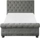 Mazin Furniture Crofton Dark Gray Full Upholstered Sleigh Bed-1