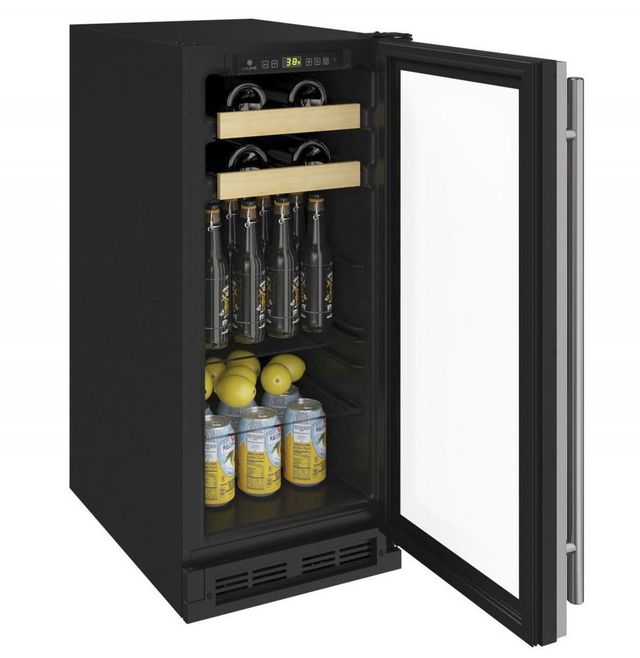 U-Line® 1000 Series 3.0 Cu. Ft. Stainless Steel Beverage Center-1