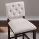 American Woodcrafters Evelyn Walnut/White 26" Barstool-3