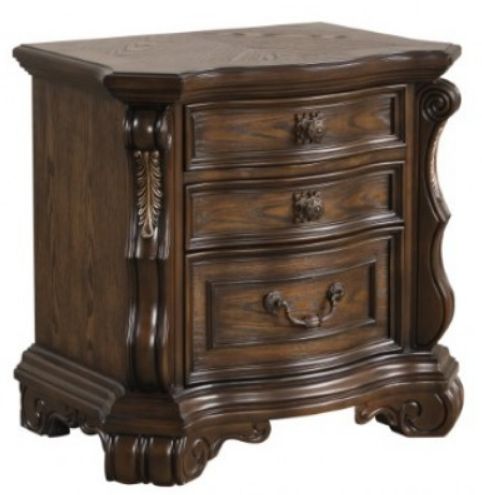 Furniture of America® Leovanni Dark Brown Nightstand-0