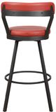 Mazin Furniture Appert Red Swivel Pub Height Chair-1