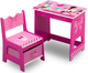 Delta Children Minnie Mouse Kids Wood Desk and Chair Set-0