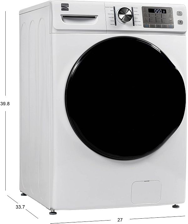 Kenmore® 5.2 Cu. Ft. White Front Load Washer with Steam-3