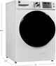 Kenmore® 5.2 Cu. Ft. White Front Load Washer with Steam-3