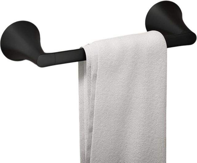 KOHLER® Buckley™ Matte Black 24" Towel Bar-1