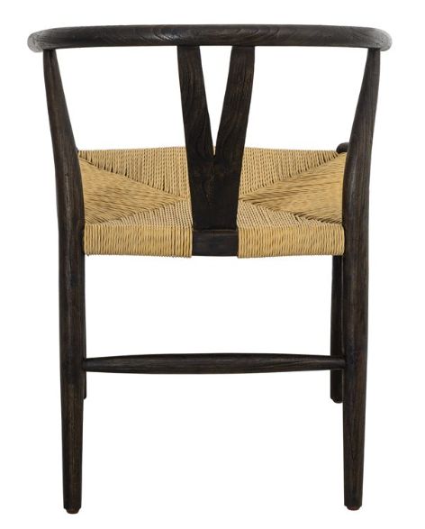 YHD Wishbone Black Dining Side Chair-2