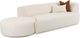 TOV Furniture Fickle 2-Piece Cream Right Arm Facing Chaise Modular Sofa-0