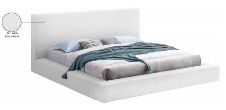 Meridian Furniture Terra White Upholstered King Panel Bed-3