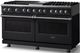 Viking® 5 Series 60" Onyx Pro Style Dual Fuel (NG) Range with Polished Chrome Trim-2