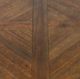 Emerald Home Denton Antique Pine Round Cocktail Table with Steel Gray Base-3