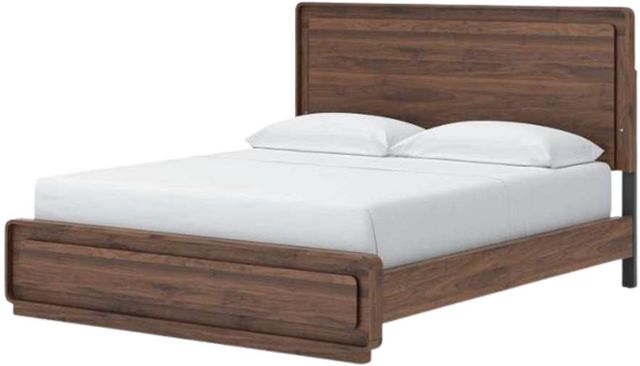 Signature Design by Ashley® Fortlorn Walnut Brown King Panel Bed-3