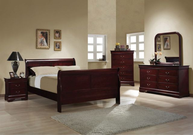 Coaster® Louis Philippe Red Brown Nightstand-3