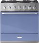 AGA™ Mercury 36" Stainless Steel Pro Style Dual Fuel Range with Carnaby Blue Door-0