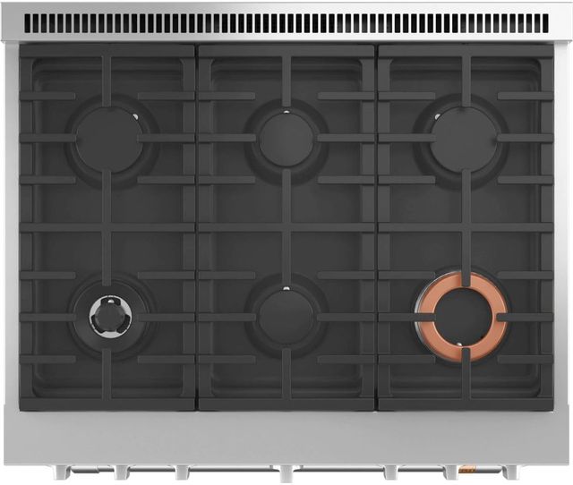 Café™ 36" Matte Black Pro Style Dual Fuel Range-4