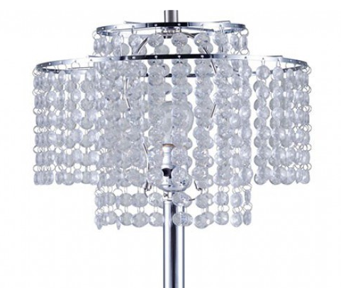 Furniture of America® Kailyn Chrome Table Lamp-1