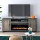 Legends Home Joshua Creek Barnwood 34" Fireplace Console-1