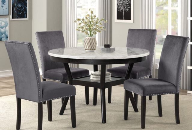 New Classic® Home Furnishings Celeste Gray Dining Chair-1