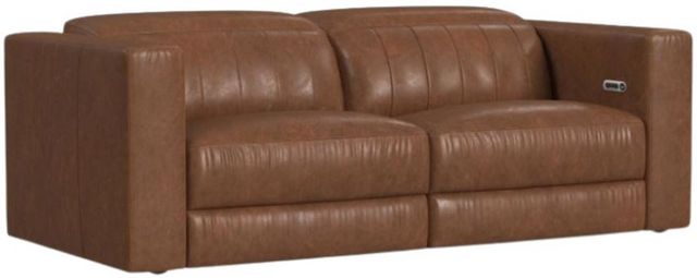 Flexsteel® Austin Chestnut Power Reclining Sofa with Power Headrest